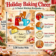 Baking Theme Rolling Pin I Dough Things Resin Christmas Ornament
