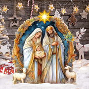 Nostalgic Nativity Scene Outdoor Decor
