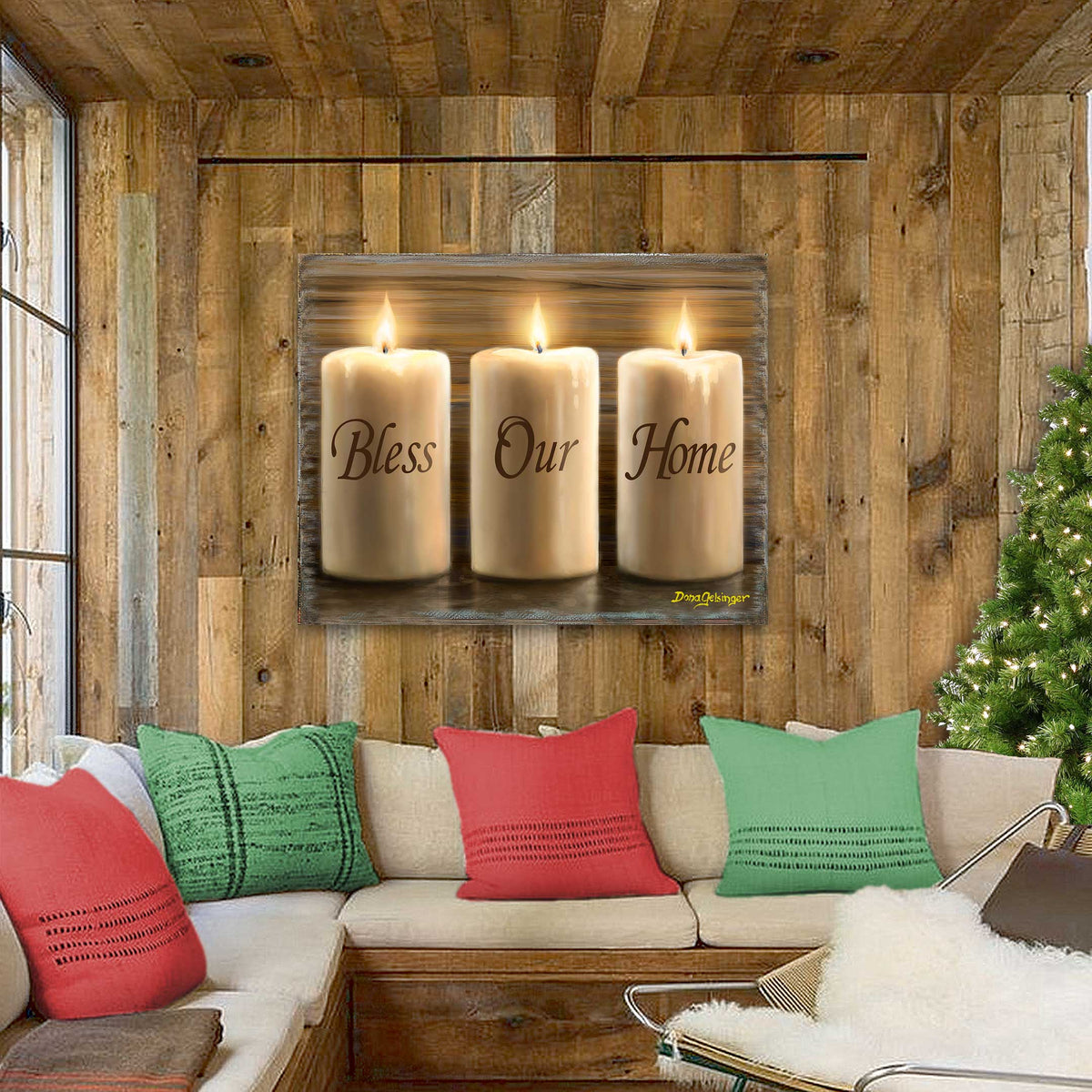 Bless Our Home Wall Art Christmas Decoration