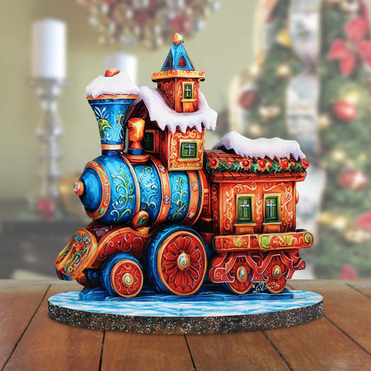 Winter Express Train Limited Edition Wooden Figurine