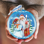 Christmas Workshop Glass Ornament Limited Edition