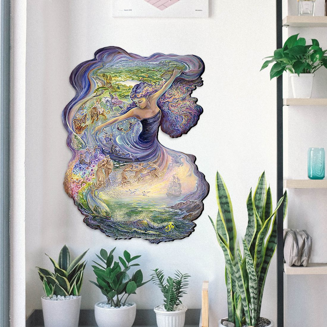 Dance of Dreams Wall Hanger by Josephine Wall - Christmas Decor - 845618H-JW