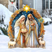 Nostalgic Nativity Scene Outdoor Decor
