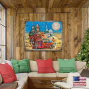 Three Kings Nativity Wooden Wall Art Christmas Decoration