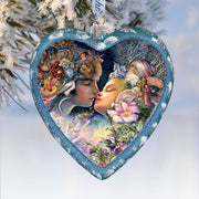 Magic Kiss Heart Glass Ornament Limited Edition