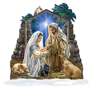 Glory to God Nativity Outdoor Decor by D. Gelsinger - Nativity Holiday Decor - 8461010F-1722 Outdoor Decor 32" Tall