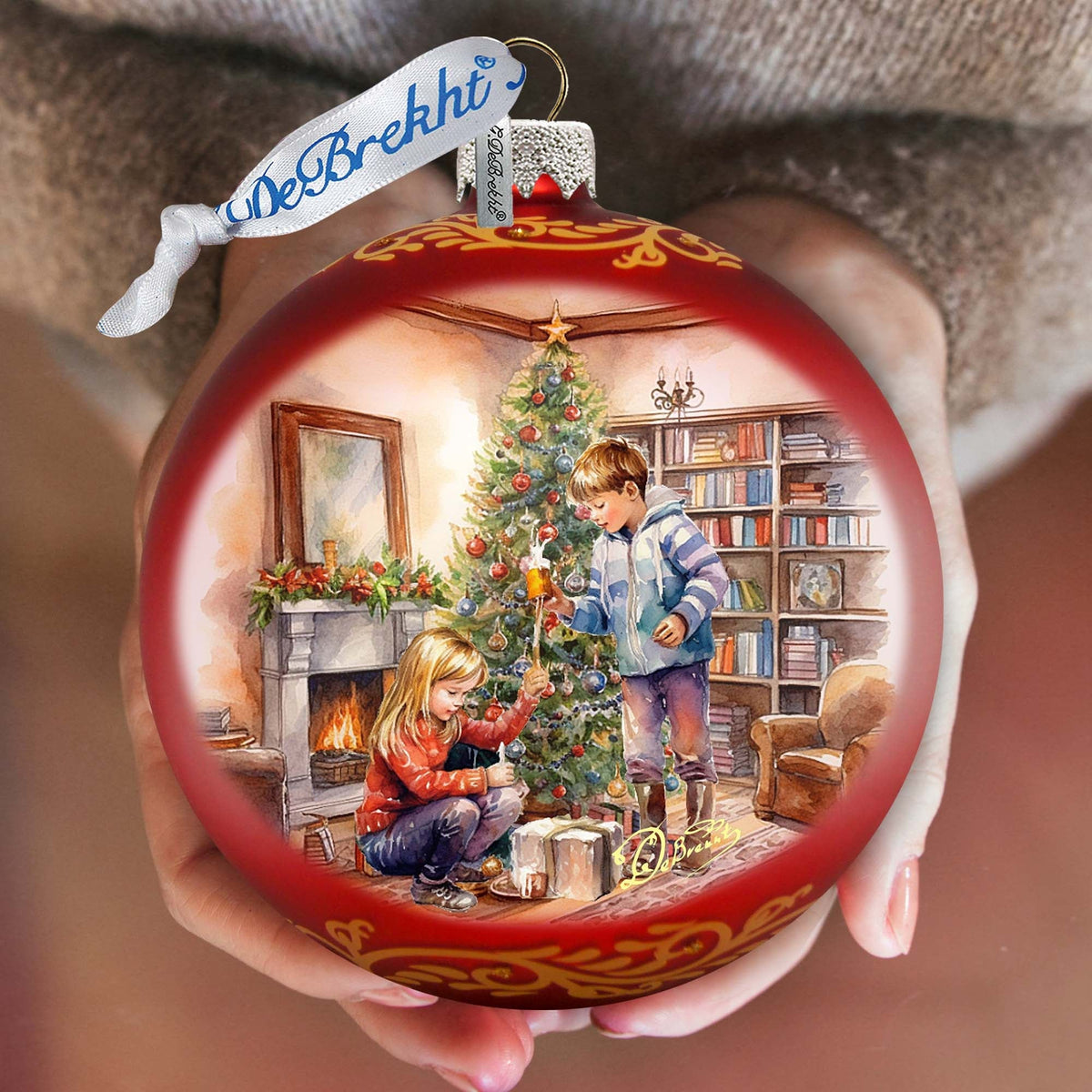 Cherished Moments Large Glass Ornament