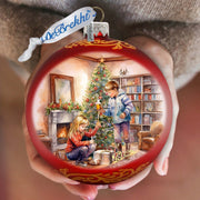 Cherished Moments Large Glass Ornament