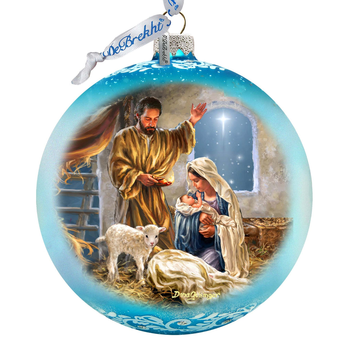A Child is Born Christmas Decoration