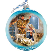 A Child is Born Christmas Decoration