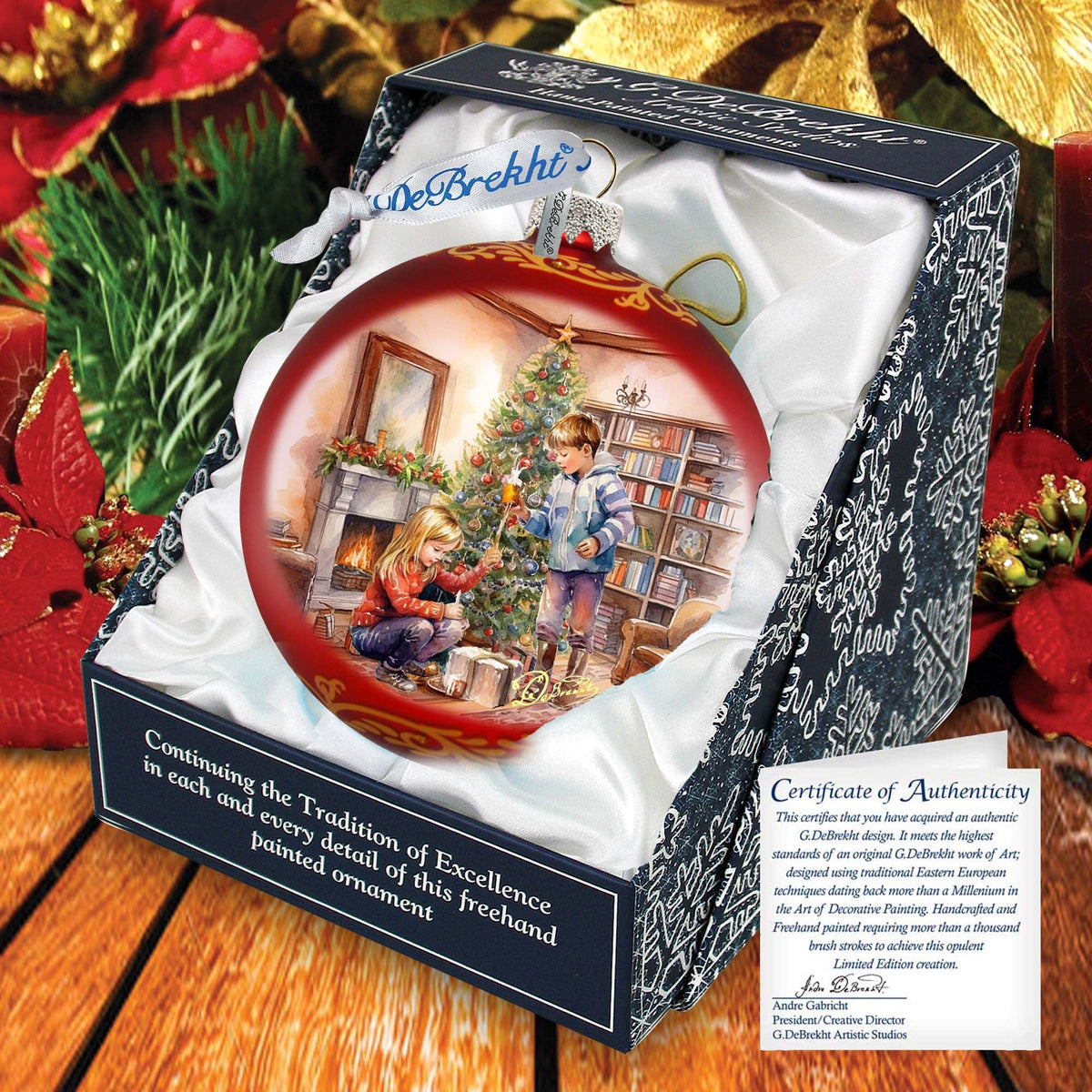 Cherished Moments Large Glass Ornament