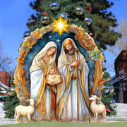 Nostalgic Nativity Scene Outdoor Decor