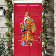 Santa's Skiing Adventure Holiday Door Decor