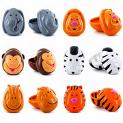 Set of 12 Animals Plastic Easter Eggs- Tiger, Zebra, Monkey