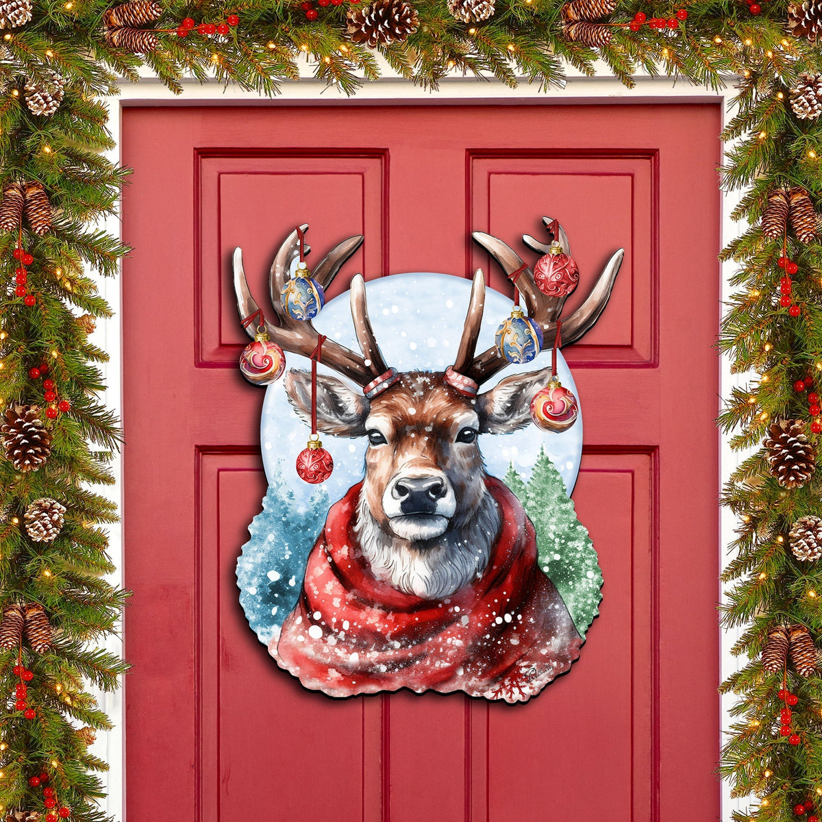 Christmas Mood Holiday Door Decor