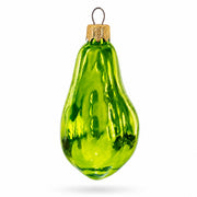 Papaya Glass Christmas Ornament