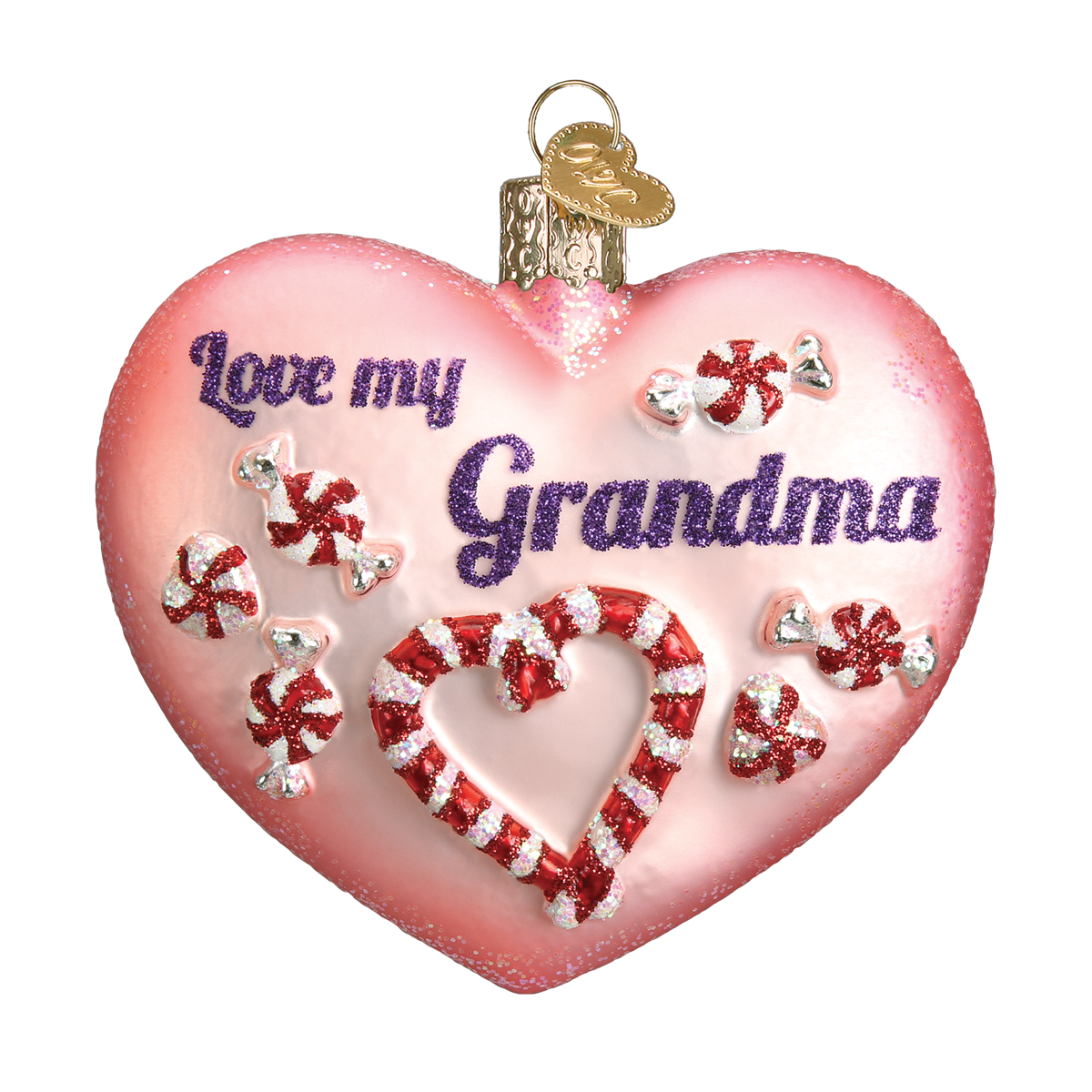 Old World Christmas Grandma Heart