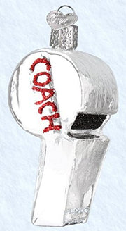 Old World Christmas Coach's Whistle
