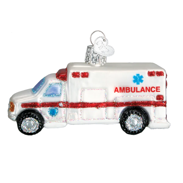 Old World Christmas Ambulance