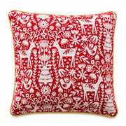 Set of 2 White Deer in the Woods Christmas Throw Cushion Pillow Covers