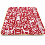 Set of 2 White Deer in the Woods Christmas Throw Cushion Pillow Covers