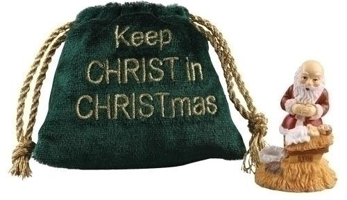 Keep Christ In Christmas Figurine