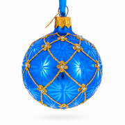 1897 Coronation Royal Glass Ball Christmas Ornament 2.4 Inches
