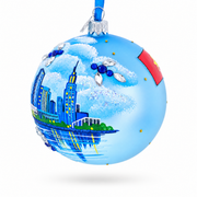 Ho Chi Minh City, Vietnam Glass Ball Christmas Ornament 4 Inches