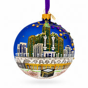 Masjid al-Haram, Mecca, Saudi Arabia Glass Christmas Ornament