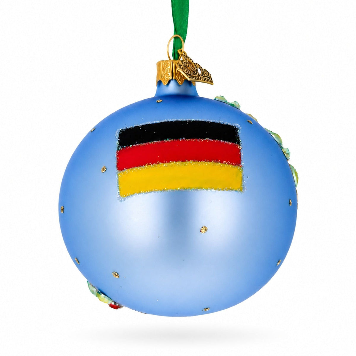 Brandenburg Gate, Berlin, Germany Glass Christmas Ornament