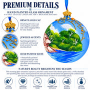 Wisconsin Dells Glass Ball Christmas Ornament