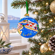 Crete, Greece Glass Ball Christmas Ornament