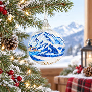 St. Moritz, Switzerland Glass Ball Christmas Ornament