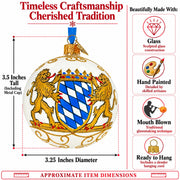 Bavaria, Germany Glass Ball Christmas Ornament