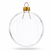 Set of 4 Mouth Blown Blank Glass Christmas Ornament 4 Inches (001)