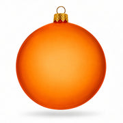 Set of 4 Translucent Gold Glass Ball Christmas Ornaments 4 Inches (020)