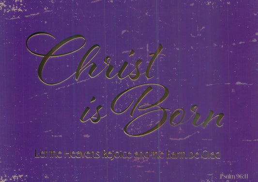 Religious Christmas 16 Card Set - Christ Is Born