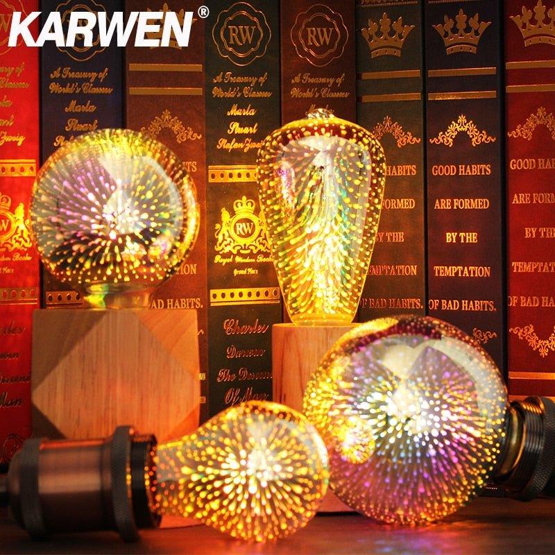 3D Edison LED Bulb for Christmas Decor - Multi - Color, Energy Saving - Christmas Trees USA