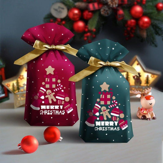 Christmas Candy Packaging Santa Gift Bag - Christmas Trees USA