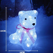 3D LED Deer & Santa Claus Night Lamp - Color Changing Acrylic Light - Christmas Trees USA