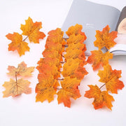 Artificial Maple Leaves For Christmas Decoration - Christmas Trees USA