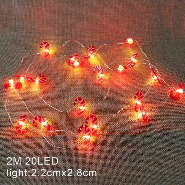 Christmas Decoration Snowman LED String Lights - Christmas Trees USA