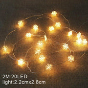 Christmas Decoration Snowman LED String Lights - Christmas Trees USA