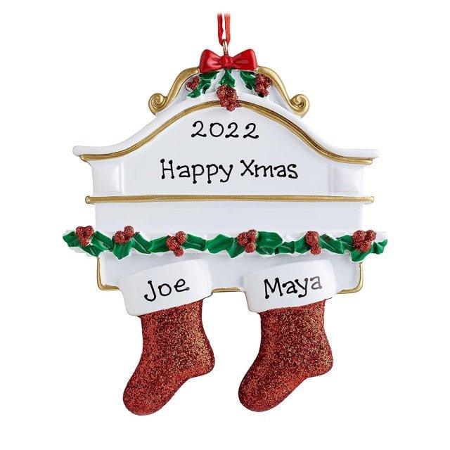 Christmas Decorations Diy Personalised Family Stocking - Christmas Trees USA