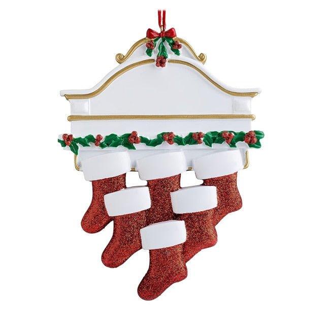 Christmas Decorations Diy Personalised Family Stocking - Christmas Trees USA