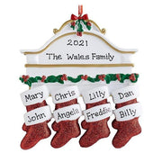 Christmas Decorations Diy Personalised Family Stocking - Christmas Trees USA