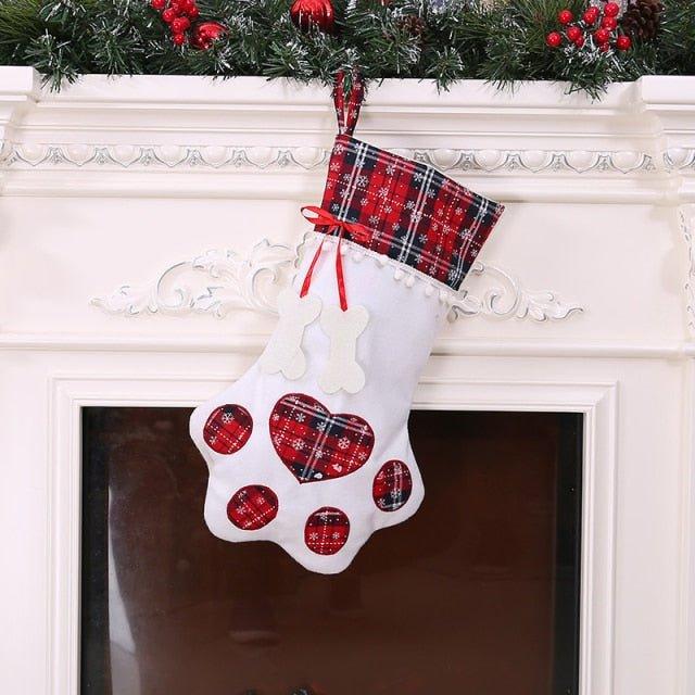 Christmas Deer Printed Stocking - Christmas Trees USA