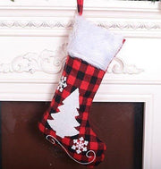 Christmas Deer Printed Stocking - Christmas Trees USA