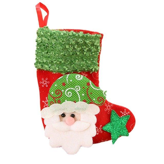 Christmas Deer Printed Stocking - Christmas Trees USA