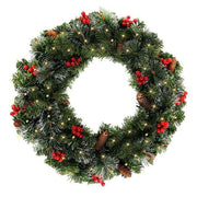 Christmas Alphabet Shaped Rattan Wreaths - Christmas Trees USA